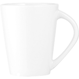 Henkelbecher Caterado ISTA, Volumen 260 ml, Ø 84 mm, Porzellan, weiß, 6 Stück