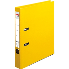 herlitz Ordner maX.file protect plus, DIN A4, Rückenbreite 50 mm, gelb