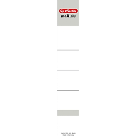 herlitz protect rugetiket, rugbreedte 50 mm, insteeketiket, 10 stuks