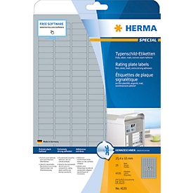 Herma Etiketten Nr. 4220 aus matter Polyesterfolie, 4725 Etiketten, 25 Bogen