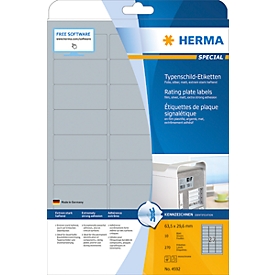 Herma Etiketten Nr. 4592 aus matter Polyesterfolie, 270 Etiketten, 10 Bogen