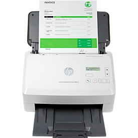 Hewlett Packard Scanner de documents HP ScanJet Enterprise Flow 5000 s5, chargeur automatique (80 pages), recto-verso, USB 3.0, jusqu'à 7 500 pages/jour