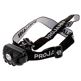 High-performance led-hoofdlamp Projahn, 3 watt leds, lichtvermogen 100 lumen