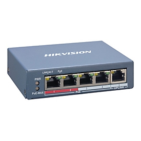 Hikvision DS-3E1105P-EI V2 - Switch - Smart - 4 x 10/100 (PoE)