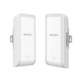 Hikvision DS-3WF02-5AC/D - Wireless Bridge - 100Mb LAN - Wi-Fi 5 - 5 GHz - stangenmontierbar (Packung mit 2)