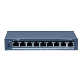 Hikvision Smart Managed Series DS-3E1309P-EI(B) - Switch - Smart - 8 x 10/100 (PoE)
