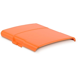 Hinged lid for CEMO DT-Mobil Easy 440 l and DT-Mobil Easy 440/50 l portable tank, orange