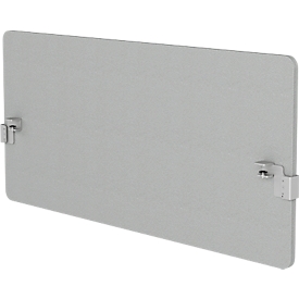 Hintertischwand Omit Modus, mit Adapter, 25 mm stark, B 800 x H 600 mm, hellgrau