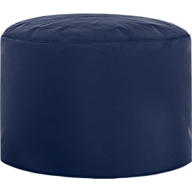 Hocker DotCom scuba®, für Sitzsack Swing, abwaschbar, Innenseite PVC-beschichtet, jeansblau
