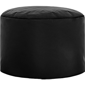 Hocker DotCom scuba®, für Sitzsack Swing, abwaschbar, Innenseite PVC-beschichtet, schwarz