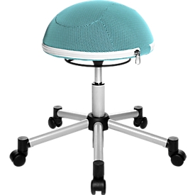 Hocker Sitness Half Ball, hellblau