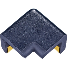 Hoekbeschermer voor Knuffi hoekbeschermprofiel type H, L 42 x B 22 mm, zelfklevend, PU-schuim, 2-benig, zwart