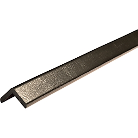 Hoekbeschermprofiel type H +, 1 m/stuk, zwart