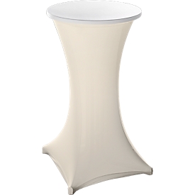 Hoes voor statafel, ø 700 mm, champagne-ecru