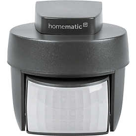 Homematic IP Bewegungsmelder, mit Dämmerungssensor, für außen, Smart Home, anthrazit