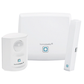 Homematic IP Starter Set Sicherheit, für Innenräume, 3-teilig, Smart Home