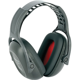 Honeywell oorkappen Verishield VS110D, EN 352-1, SNR 30 dB, gepatenteerde luchtstroomregeling, zwart-rood