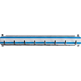 Hook strip for 8 keys, blue