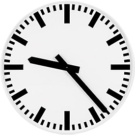 Horloge à quartz, avec index à bâtons
