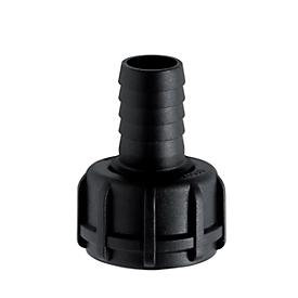 Hose connection piece for CEMO CUBE tanks for AdBlue®/electropumps CEMATIC BLUE, DN 19, with union nut