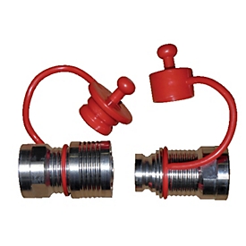 Hose quick coupling for CEMO diesel pumps, with dust protection caps, connection 1˝ IT