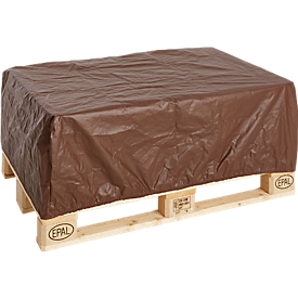 Housse pour europalettes, brun