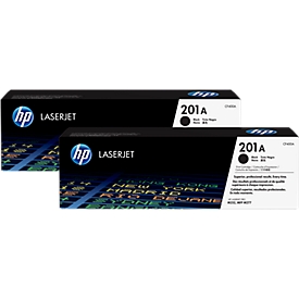 HP 201A CF400A lot de 2 toners noir