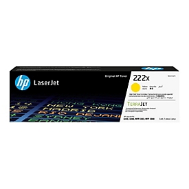 HP 222X - Hohe Ergiebigkeit - Gelb - original - LaserJet - Tonerpatrone (W2222X)