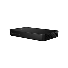 HP Poly Studio G62 No Radio or Power Cord - Videokonferenzsystem - Zertifiziert für Microsoft Teams, Certified for Poly Video - Schwarz - TAA-konform - mit PoE+ Adapter