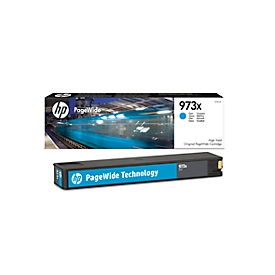 HP printcartridge nr. 973 X Original PageWide cyaan (F6T81AE)