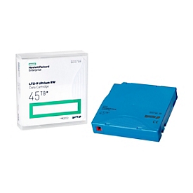 HPE - 20 x LTO Ultrium 9 - 18 TB / 45 TB - Beschriftungsetiketten, Non-Custom-Label - Hellblau - Library Pack