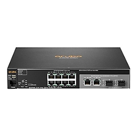 HPE Aruba 2530-8G - Switch - managed - 8 x 10/100/1000 + 2 x Kombi-Gigabit-SFP - Desktop, an Rack montierbar, wandmontierbar