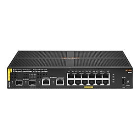 HPE Aruba 6100 12G Class4 PoE 2G/2SFP+ 139W Switch - Switch - managed - 12 x 10/100/1000 (PoE+)