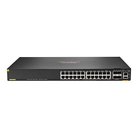 HPE Aruba 6200F 24G Class4 PoE 4SFP+ 370W Switch - Switch - max. Stapelentfernung 10 km - L3 - managed - 24 x 10/100/1000 (PoE+)