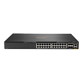 HPE Aruba 6300M - Switch - L3 - managed - 24 x 10/100/1000 + 4 x 1 Gigabit / 10 Gigabit / 25 Gigabit / 50 Gigabit SFP56 (Uplink / Stacking)