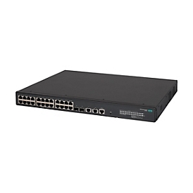 HPE FlexNetwork 5140 24G PoE+ 2SFP+ 2XGT EI - Switch - L3 - Smart - 24 x 10/100/1000 (PoE+)