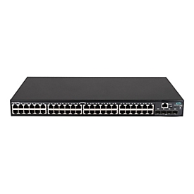 HPE FlexNetwork 5140 48G 4SFP+ EI - Switch - L3 - Smart - 48 x 10/100/1000 + 4 x 10 Gigabit Ethernet / 1 Gigabit Ethernet SFP+ - an Rack montierbar