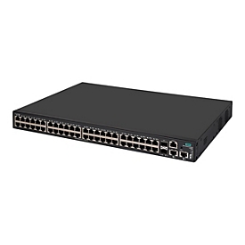 HPE FlexNetwork 5140 48G POE+ 2SFP+ 2XGT EI - Switch - L3 - Smart - 48 x 10/100/1000 (PoE+) + 2 x 1 Gigabit / 10 Gigabit SFP+ + 2 x 10 Gigabit Ethernet - an Rack montierbar