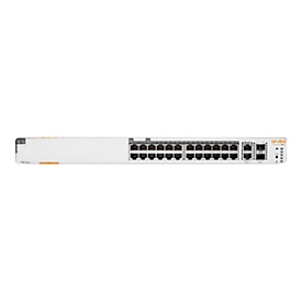 HPE Networking Networking Instant On Switch 20p Gigabit CL4 4p Gigabit CL6 PoE 2p 10GBT 2p SFP+ 370W 1960 - Géré - L2+ - Gigabit Ethernet (10/100/1000) - Connexion Ethernet - supportant l'alimentation via ce port (PoE) - Grille de montage - 1U