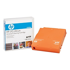HPE Ultrium Universal Cleaning Cartridge - LTO Ultrium - orange - Reinigungskassette - für HPE T950, T950 3, T950 6; StoreEver MSL2024, MSL3040, MSL4048, MSL6480; SureStore Ultrium
