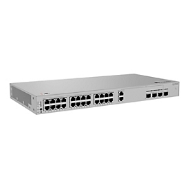 Huawei eKitEngine S220S Series S220S-26PN4JX - Switch - managed - 22 x 10/100/1000 (PoE+) + 2 x 10/100/1000 + 2 x Kombination 2,5G SFP (PoE+) + 2 x 10 Gigabit SFP+ (Uplink) - Luftstrom von vorne zur Seite - an Rack montierbar