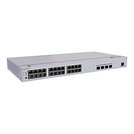 Huawei eKitEngine S310 Series S310-24P4X - Switch - L2+ - managed - 24 x 10/100/1000 (PoE+) + 4 x 1 Gigabit / 10 Gigabit SFP+ - Luftstrom von vorne zur Seite