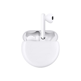 Huawei FreeBuds 3 - True Wireless-Kopfhörer mit Mikrofon - Ohrstöpsel - Bluetooth - aktive Rauschunterdrückung - Ceramic White