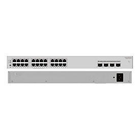 Huawei S220S Series S220S-24LP4JX - Switch - managed - 24 x 10/100/1000 (PoE+) + 2 x 1/2.5G SFP + 2 x 10 Gigabit SFP+ - Luftstrom von vorne zur Seite - an Rack montierbar