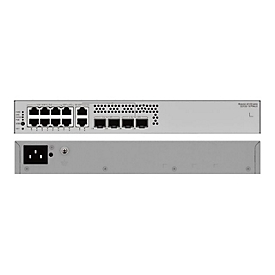 Huawei S310S Series S310S-10PN4JX - Switch - managed - 6 x 10/100/1000 (PoE+) + 2 x 10/100/1000 + 2 x 10/100/1000/2.5G (PoE+) + 2 x 10 Gigabit SFP+ - an Rack montierbar - PoE+ (128 W)