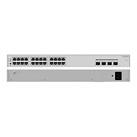 Huawei S310S Series S310S-24P4JX - Switch - managed - 24 x 10/100/1000 (PoE+) + 2 x 100/1000/2.5G SFP + 2 x 100/1000/10G SFP+ - Luftstrom von vorne zur Seite - an Rack montierbar