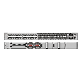 Huawei S620 Series S620-24T16X8Y2CZ - Switch - managed - 24 x 10/100/1000 + 16 x 10Gb Ethernet SFP+ + 2 x 40/100 Gigabit QSFP28 + 8 x 25 Gigabit SFP28 - Front und Seite zu Hinterseite - an Rack montierbar