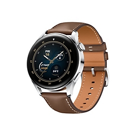 Huawei Watch 3 - Elite Edition - 46 mm - Edelstahl - intelligente Uhr mit Riemen - Nylon