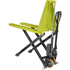 HX10M high lift scissor pallet truck, manual hydraulics, 1.0 t