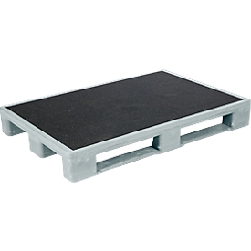 Hygienic plastic pallet for heavy loads 1200 x 800 x 150 mm, 5 p.